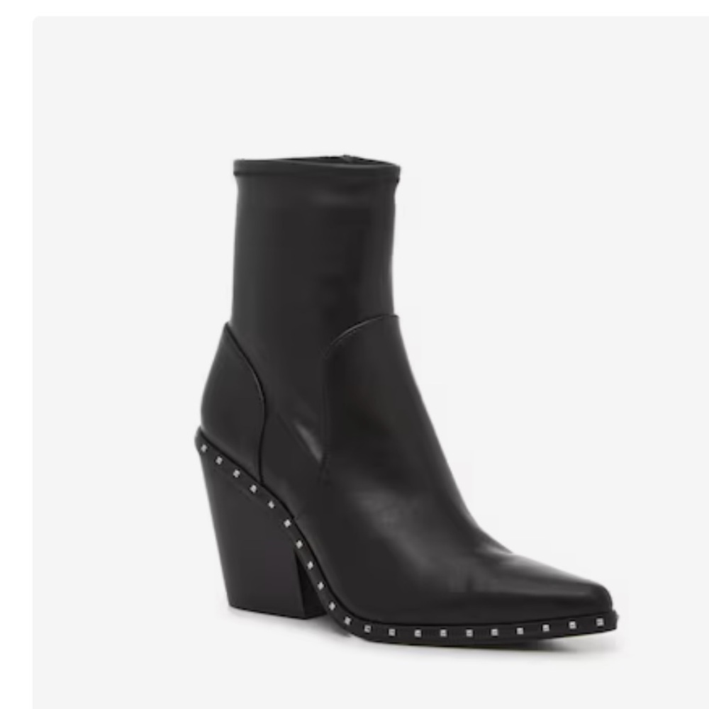 Charles by Charles David Dodger studded bootie black size 9 - Picture 3 of 11
